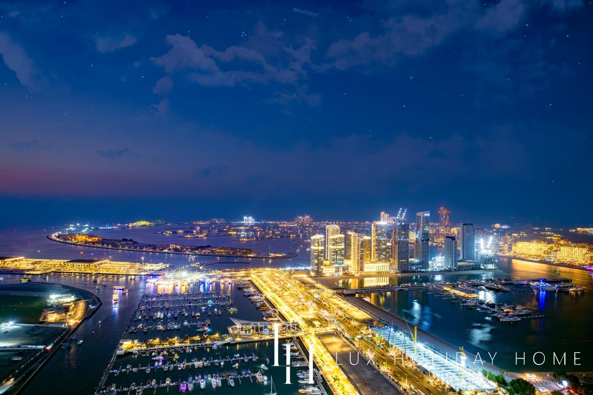 Lux - Lavish Suite With Full Palm Jumeirah View 1 ドバイ エクステリア 写真