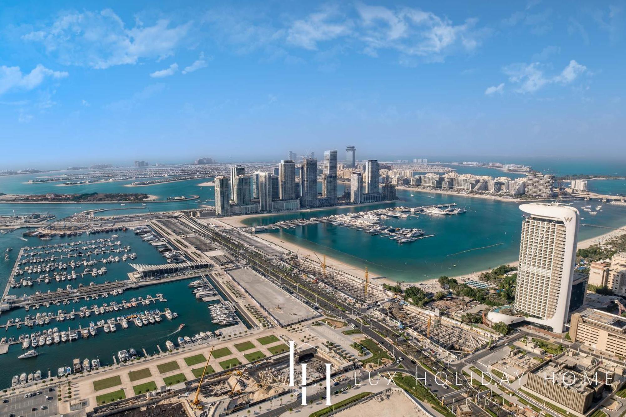 Lux - Lavish Suite With Full Palm Jumeirah View 1 ドバイ エクステリア 写真