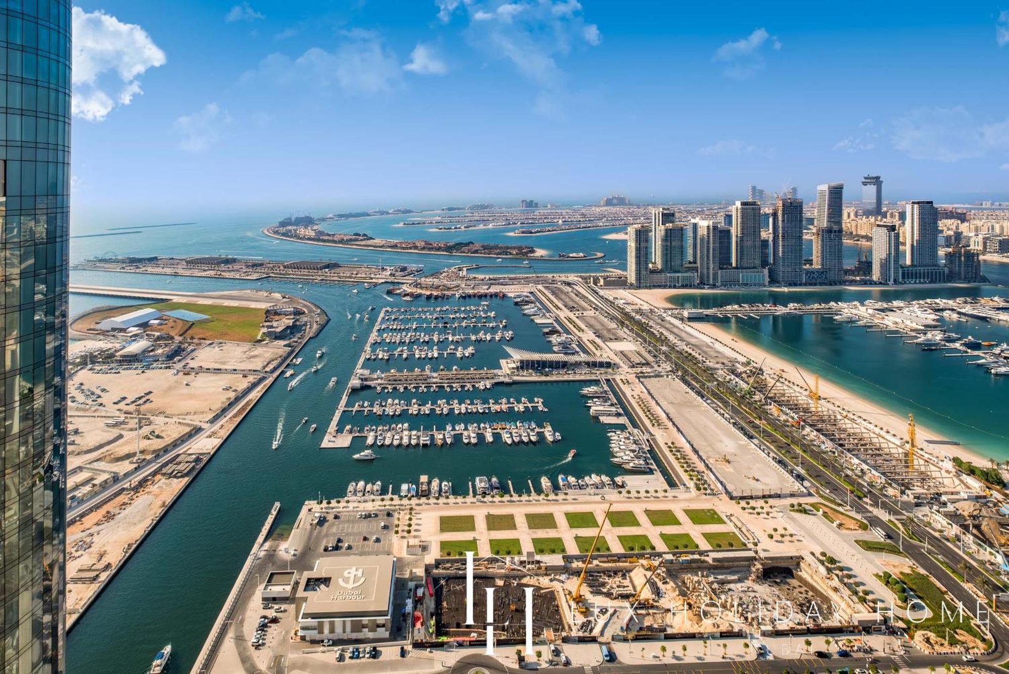 Lux - Lavish Suite With Full Palm Jumeirah View 1 ドバイ エクステリア 写真