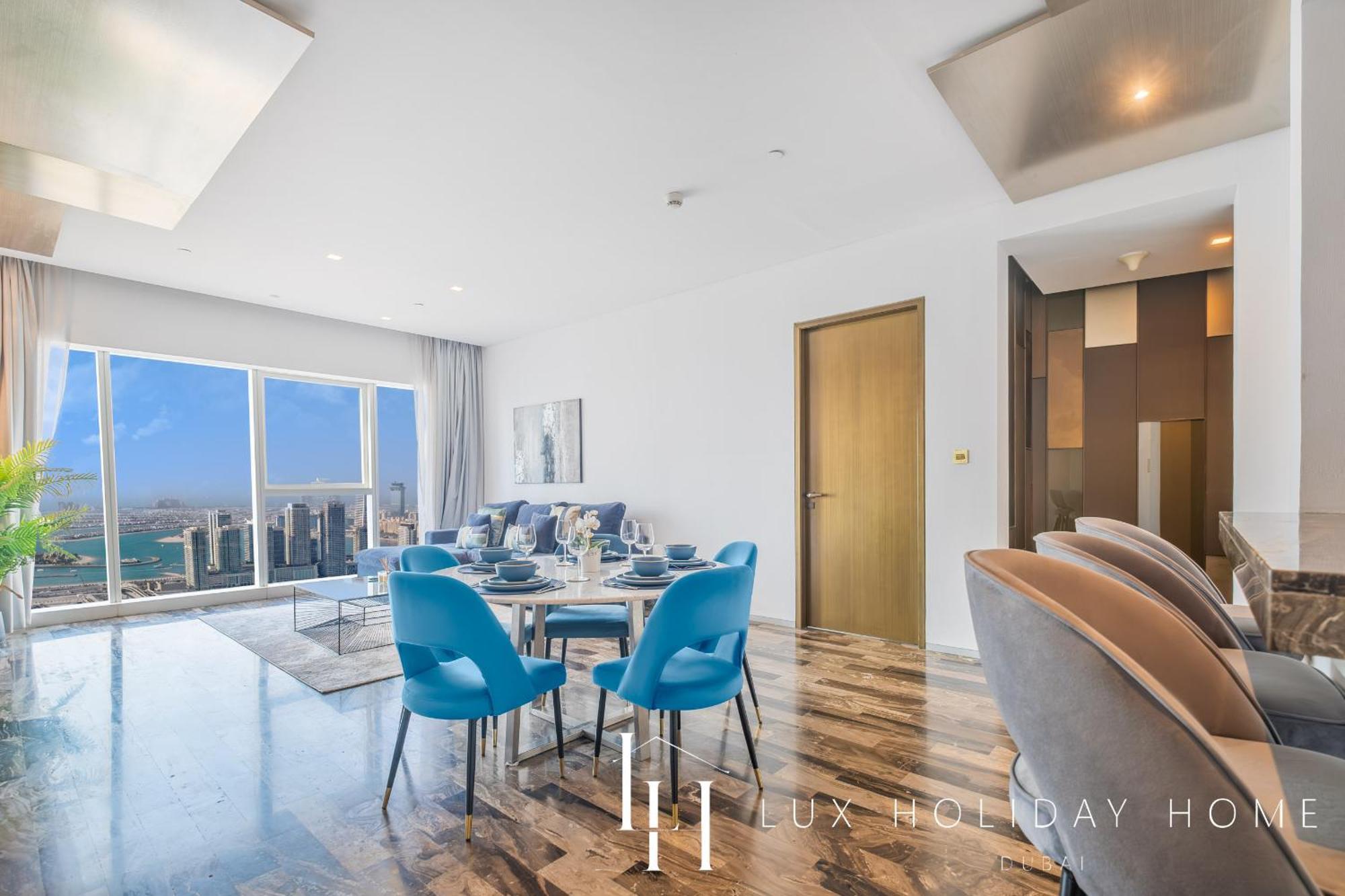 Lux - Lavish Suite With Full Palm Jumeirah View 1 ドバイ エクステリア 写真