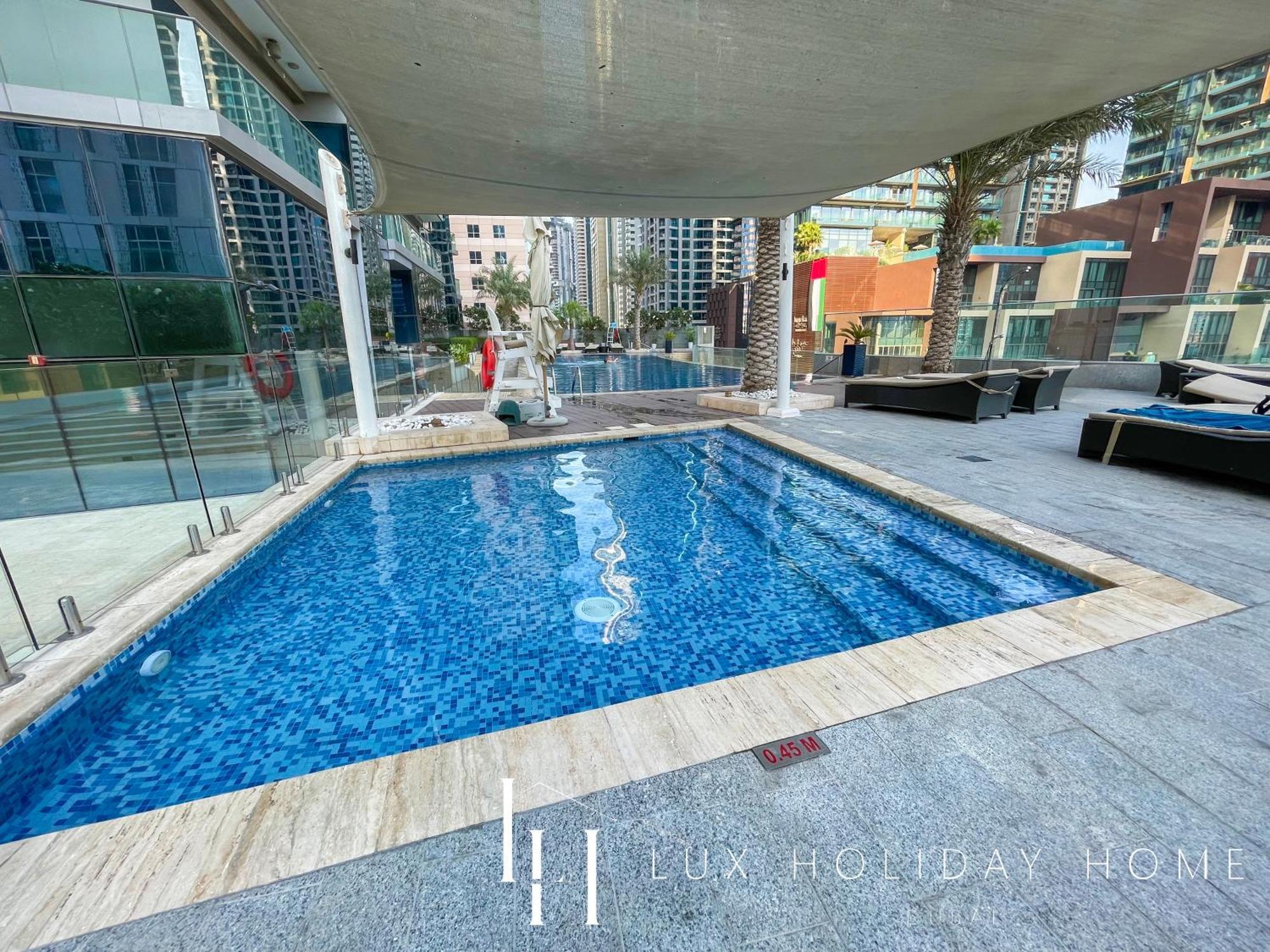 Lux - Lavish Suite With Full Palm Jumeirah View 1 ドバイ エクステリア 写真
